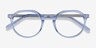 The Cycle Blue Acetate-metalEyeglass Frames from EyeBuyDirect, Closed View