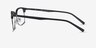 Osten Black Plastic-metalEyeglass Frames from EyeBuyDirect, Side View