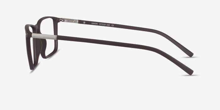 Simon Coffee Plastic-metal Eyeglass Frames from EyeBuyDirect