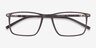 Simon Coffee Plastic-metalEyeglass Frames from EyeBuyDirect, Closed View
