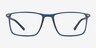 Simon Blue Plastic-metalEyeglass Frames from EyeBuyDirect, Front View
