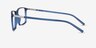 Simon Blue Plastic-metalEyeglass Frames from EyeBuyDirect, Side View