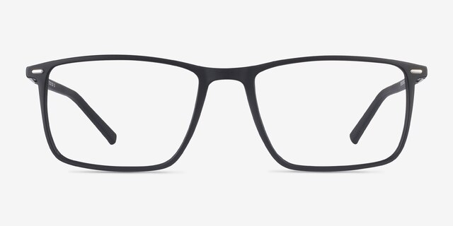 Simon Black Plastic-metalEyeglass Frames from EyeBuyDirect, Front View