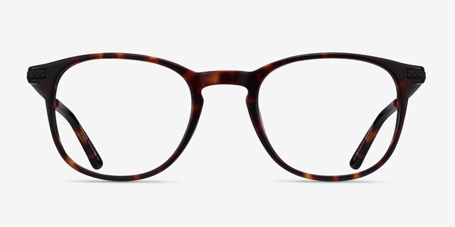 Toulouse Tortoise Acetate-metalEyeglass Frames from EyeBuyDirect, Front View