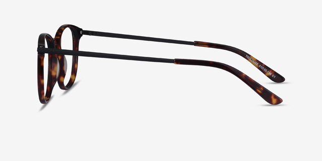 Toulouse Tortoise Acetate-metalEyeglass Frames from EyeBuyDirect, Side View