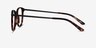 Toulouse Tortoise Acetate-metalEyeglass Frames from EyeBuyDirect, Side View