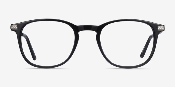 Toulouse Noir Acetate-metal Montures de lunettes de vue