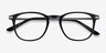Toulouse Black Acetate-metalEyeglass Frames from EyeBuyDirect, Closed View
