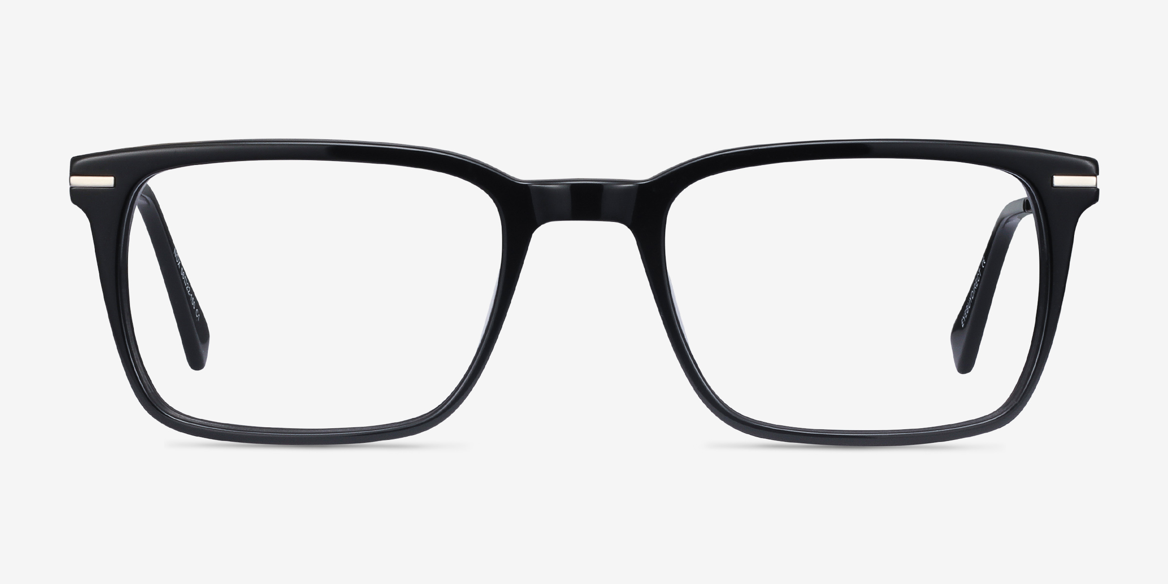 Nox Rectangle Black Glasses for Men | Eyebuydirect