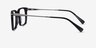 Nox Noir Acetate-metalMontures de lunettes de vue d'EyeBuyDirect, Vue de Côté