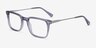 Nox Gray Acetate-metalEyeglass Frames from EyeBuyDirect, Angle View