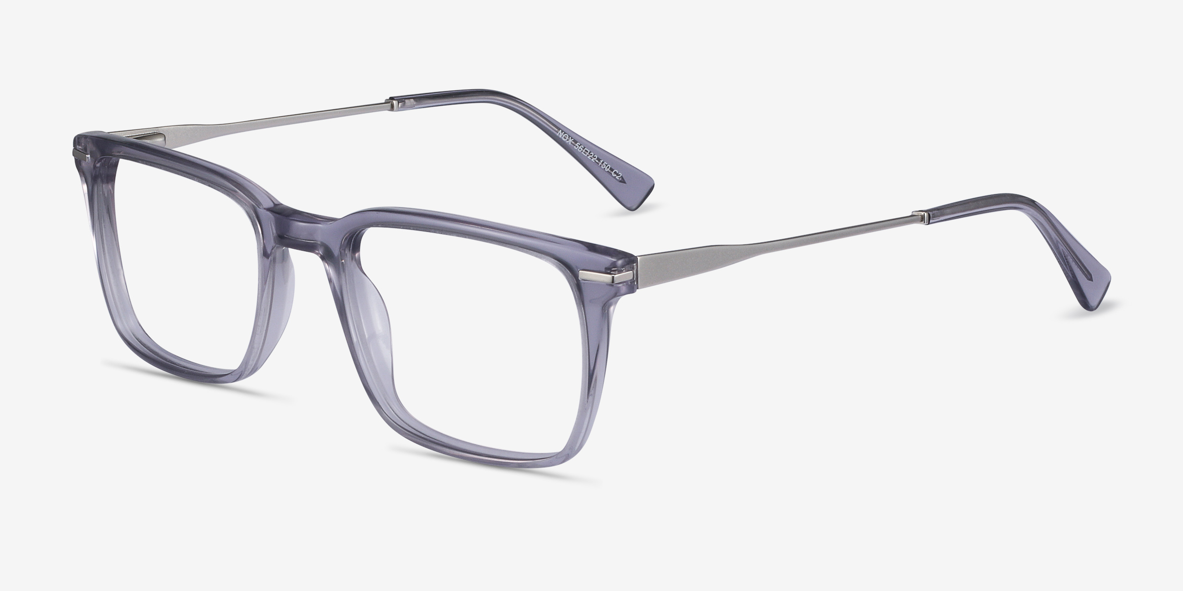 Nox - Tastefully Bold Gray Eyeglasses | Eyebuydirect