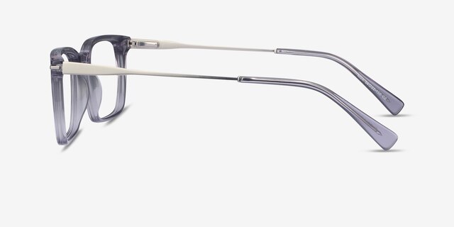 Nox Gray Acetate-metalEyeglass Frames from EyeBuyDirect, Side View