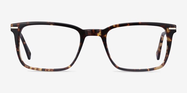 Nox Tortoise Acetate-metalEyeglass Frames from EyeBuyDirect, Front View