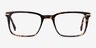 Nox Tortoise Acetate-metalEyeglass Frames from EyeBuyDirect, Front View