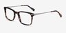 Nox Tortoise Acetate-metalEyeglass Frames from EyeBuyDirect, Angle View