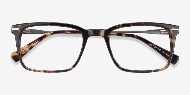 Nox Tortoise Acetate-metalEyeglass Frames from EyeBuyDirect, Closed View