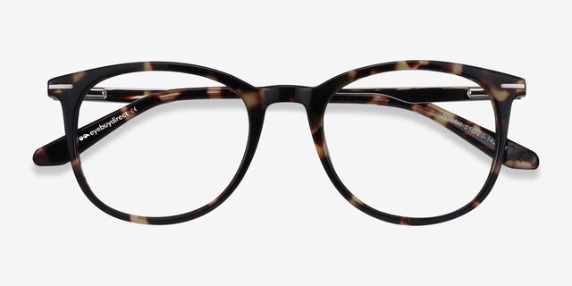 Ninah Tortoise Acetate-metalEyeglass Frames from EyeBuyDirect, Closed View