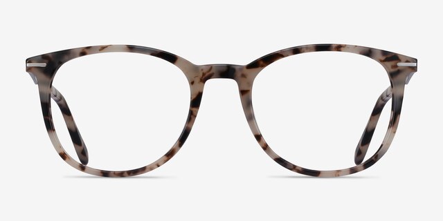Ninah Ivory Tortoise Acetate-metalEyeglass Frames from EyeBuyDirect, Front View