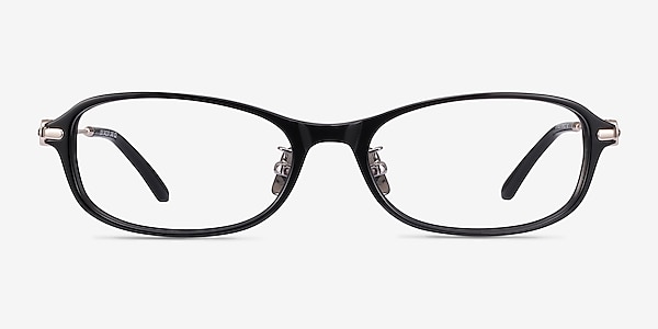 Lise Black Acetate Eyeglass Frames