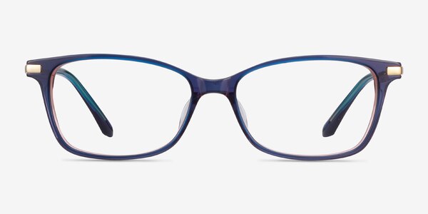 Vanda Blue Acetate-metal Eyeglass Frames