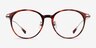 Colette Pink Tortoise AcetateEyeglass Frames from EyeBuyDirect, Front View