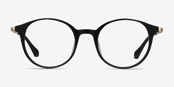 Jude Noir Acétate Montures de lunettes de vue