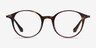 Jude Tortoise AcetateEyeglass Frames from EyeBuyDirect, Front View