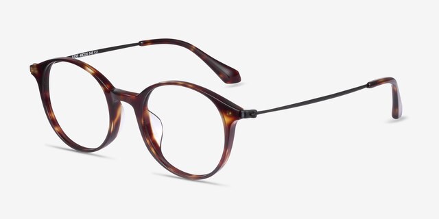 Jude Tortoise AcetateEyeglass Frames from EyeBuyDirect, Angle View