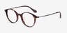 Jude Tortoise AcetateEyeglass Frames from EyeBuyDirect, Angle View