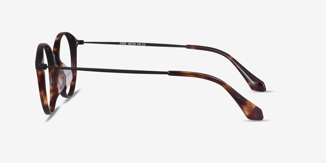 Jude Tortoise AcetateEyeglass Frames from EyeBuyDirect, Side View