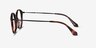 Jude Tortoise AcetateEyeglass Frames from EyeBuyDirect, Side View