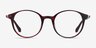 Jude Red Tortoise AcetateEyeglass Frames from EyeBuyDirect, Front View