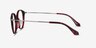 Jude Red Tortoise AcetateEyeglass Frames from EyeBuyDirect, Side View