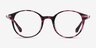 Jude Pink Tortoise AcetateEyeglass Frames from EyeBuyDirect, Front View