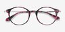 Jude Pink Tortoise AcetateEyeglass Frames from EyeBuyDirect, Closed View