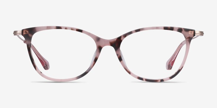Idylle Pink Tortoise Acetate-metal Montures de lunettes de vue d'EyeBuyDirect