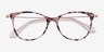 Idylle Pink Tortoise Acetate-metalMontures de lunettes de vue d'EyeBuyDirect, Vue Rapprochée