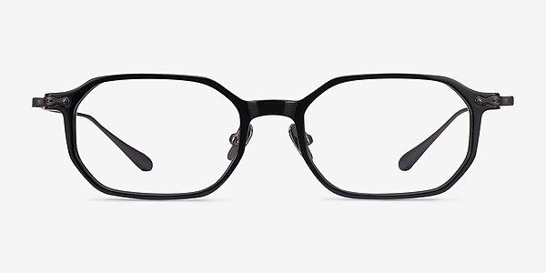 Lampito Black Acetate Eyeglass Frames