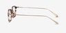 Lampito Striped AcetateEyeglass Frames from EyeBuyDirect, Side View