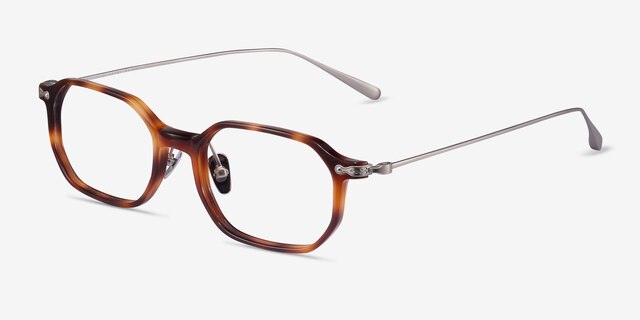 Lampito Tortoise AcetateEyeglass Frames from EyeBuyDirect, Angle View