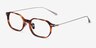 Lampito Tortoise AcetateEyeglass Frames from EyeBuyDirect, Angle View