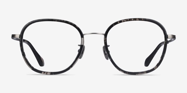 Beyond Gray Floral AcetateEyeglass Frames from EyeBuyDirect, Front View