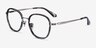 Beyond Gray Floral AcetateEyeglass Frames from EyeBuyDirect, Angle View