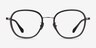Beyond Gray AcetateEyeglass Frames from EyeBuyDirect, Front View