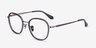 Beyond Gray AcetateEyeglass Frames from EyeBuyDirect, Angle View