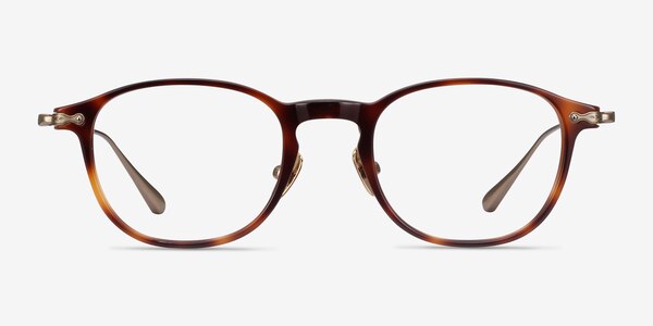 Malva Brown Tortoise Acétate Montures de lunettes de vue