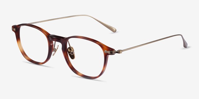 Malva Brown Tortoise AcetateEyeglass Frames from EyeBuyDirect, Angle View