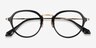 Impact Black AcetateEyeglass Frames from EyeBuyDirect, Closed View