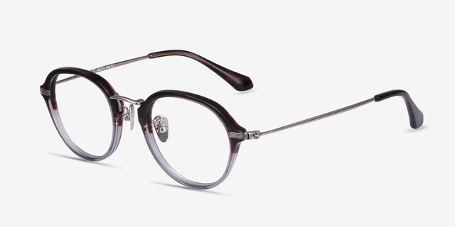 Impact Striped AcetateEyeglass Frames from EyeBuyDirect, Angle View
